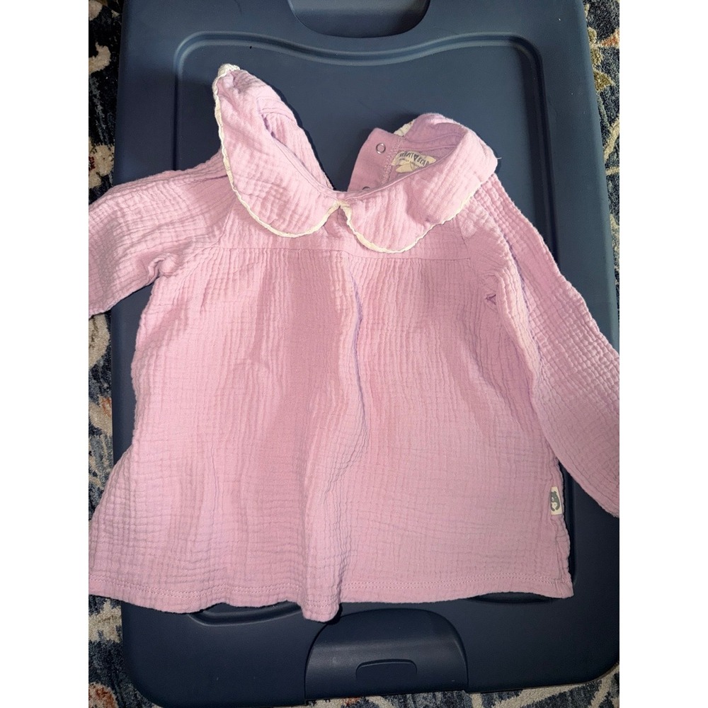 Rabbit and bear toddler top blouse lilac 24 months